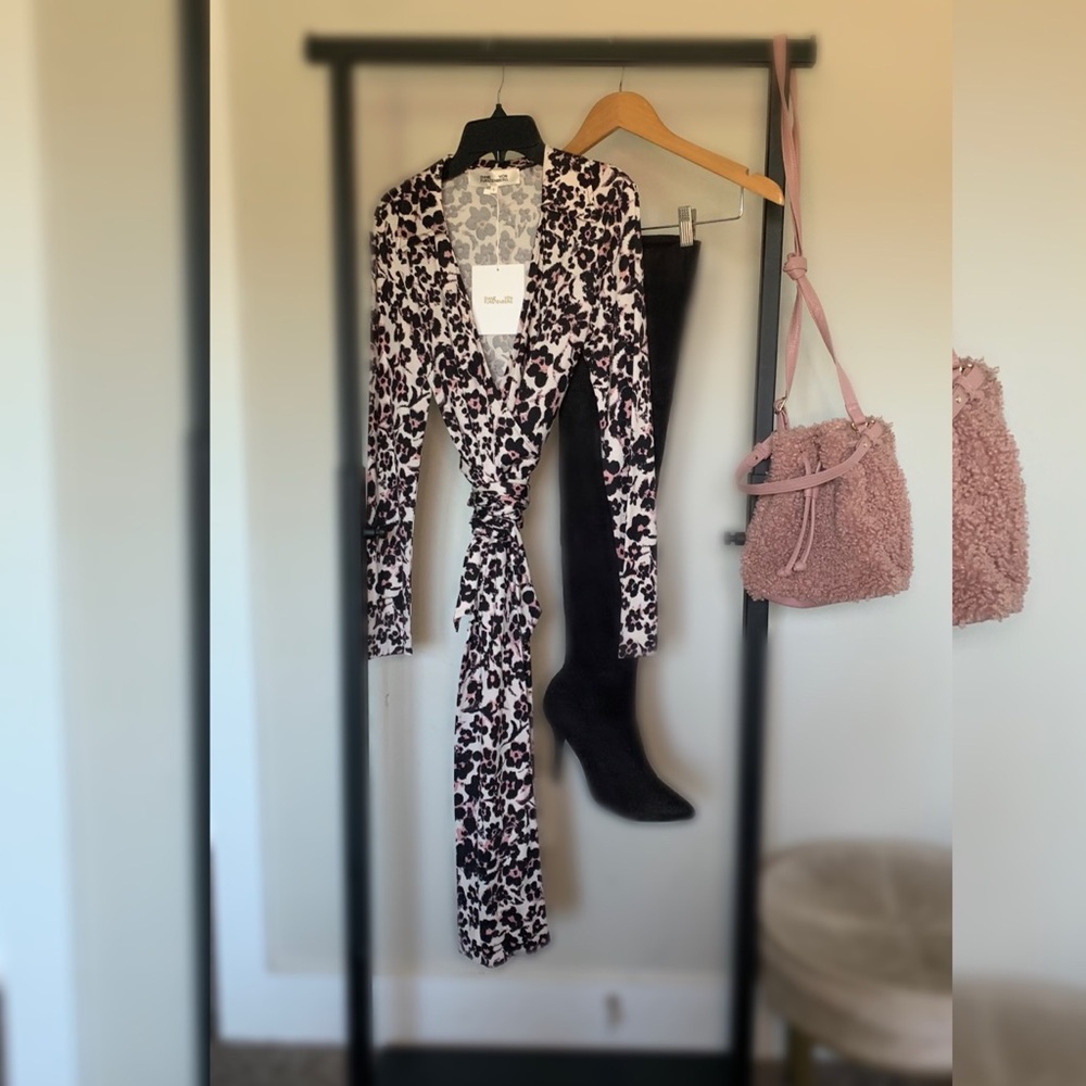 Diane Von Furstenburg Silk Jersey Wrap Dress